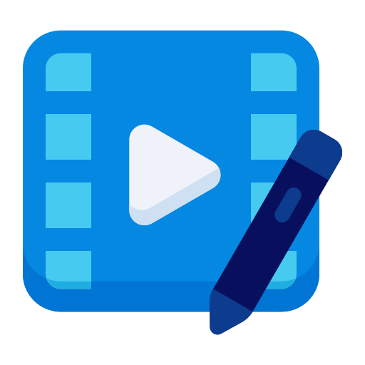 Video editing services icon