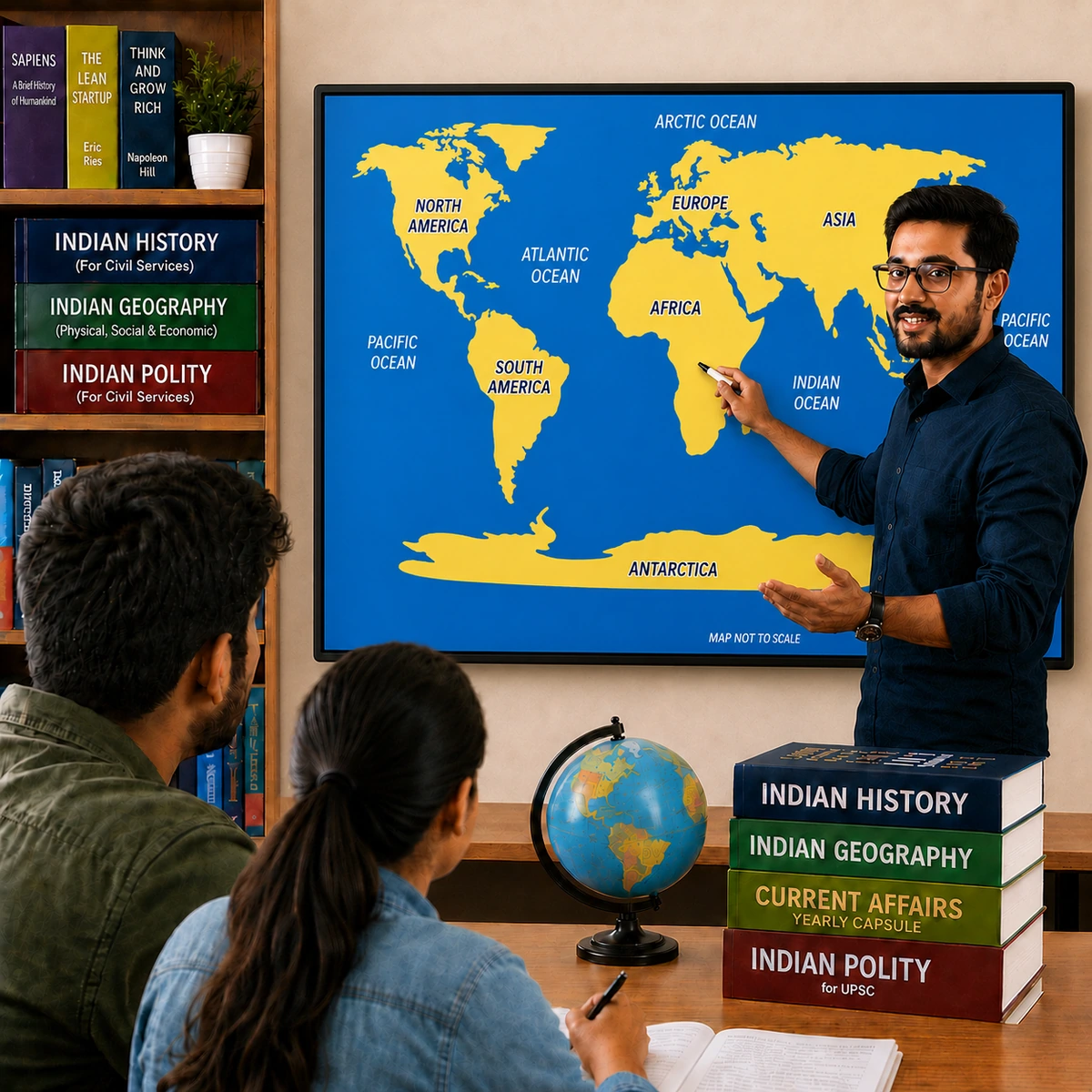 Teacher leading a classroom learning session